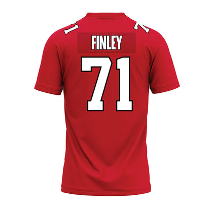 Illinois State - NCAA Football : Jacob Finley - Red Premium Football Jersey-1