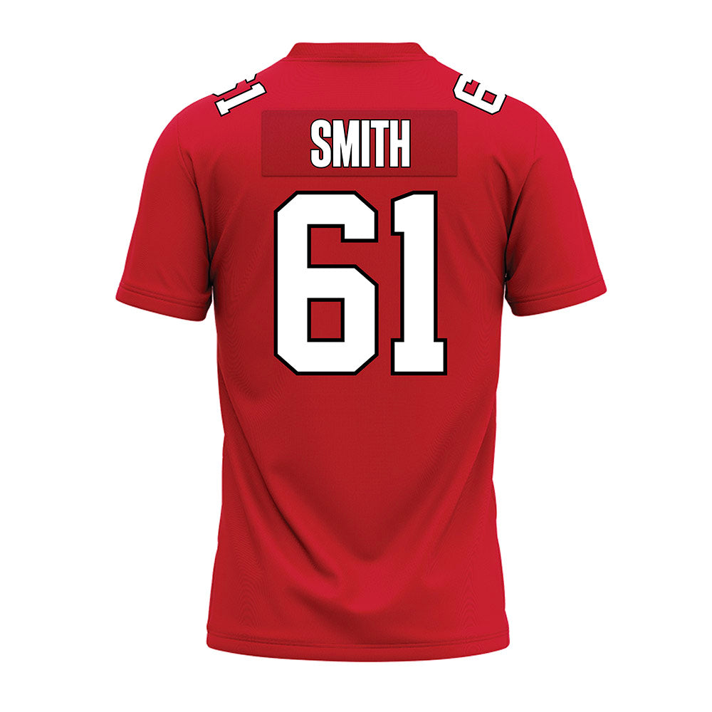 Illinois State - NCAA Football : Brandon Smith - Red Premium Football Jersey-1