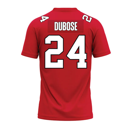 Illinois State - NCAA Football : Doreon Dubose - Red Premium Football Jersey-1