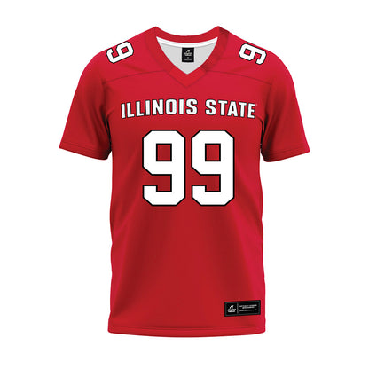 Illinois State - NCAA Football : Donovan McBride - Red Premium Football Jersey-0