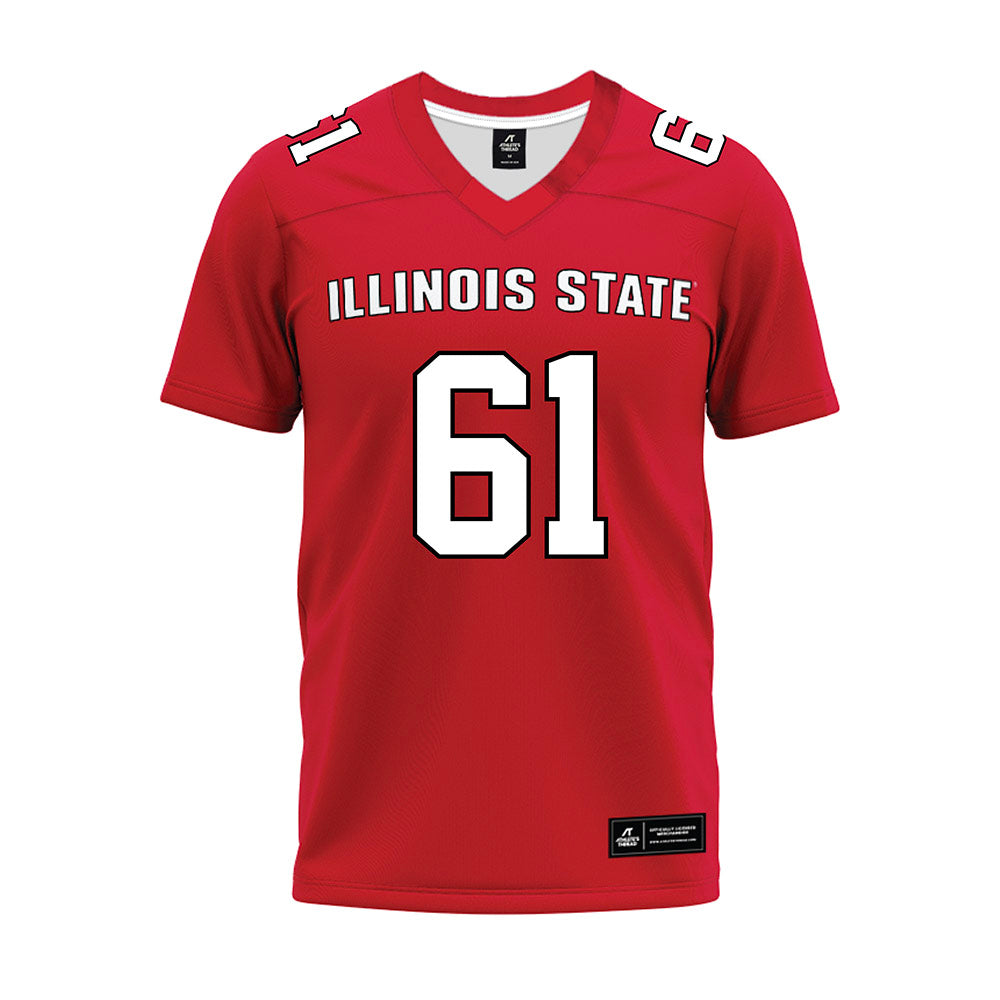 Illinois State - NCAA Football : Brandon Smith - Red Premium Football Jersey-0