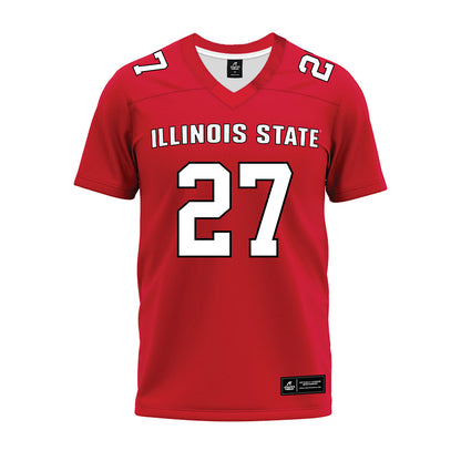 Illinois State - NCAA Football : Tyler Lofton - Red Premium Football Jersey-0