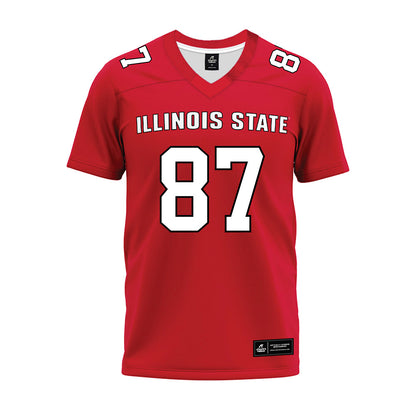 Illinois State - NCAA Football : Nick Kessler - Red Premium Football Jersey-0