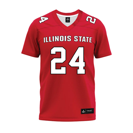 Illinois State - NCAA Football : Doreon Dubose - Red Premium Football Jersey-0