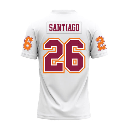 Virginia Tech - NCAA Football : Antwone Santiago - White Premium Football Jersey-1