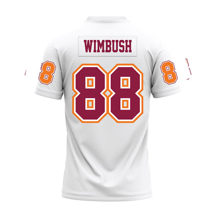 Virginia Tech - NCAA Football : Zeke Wimbush - White Premium Football Jersey