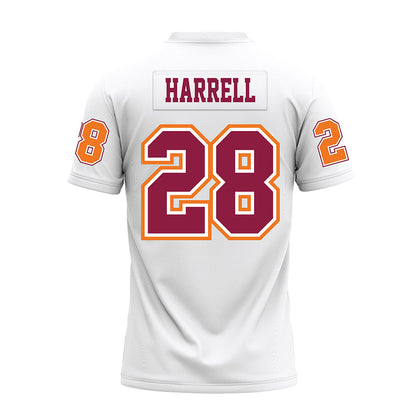 Virginia Tech - NCAA Football : Knahlij Harrell - White Premium Football Jersey-1