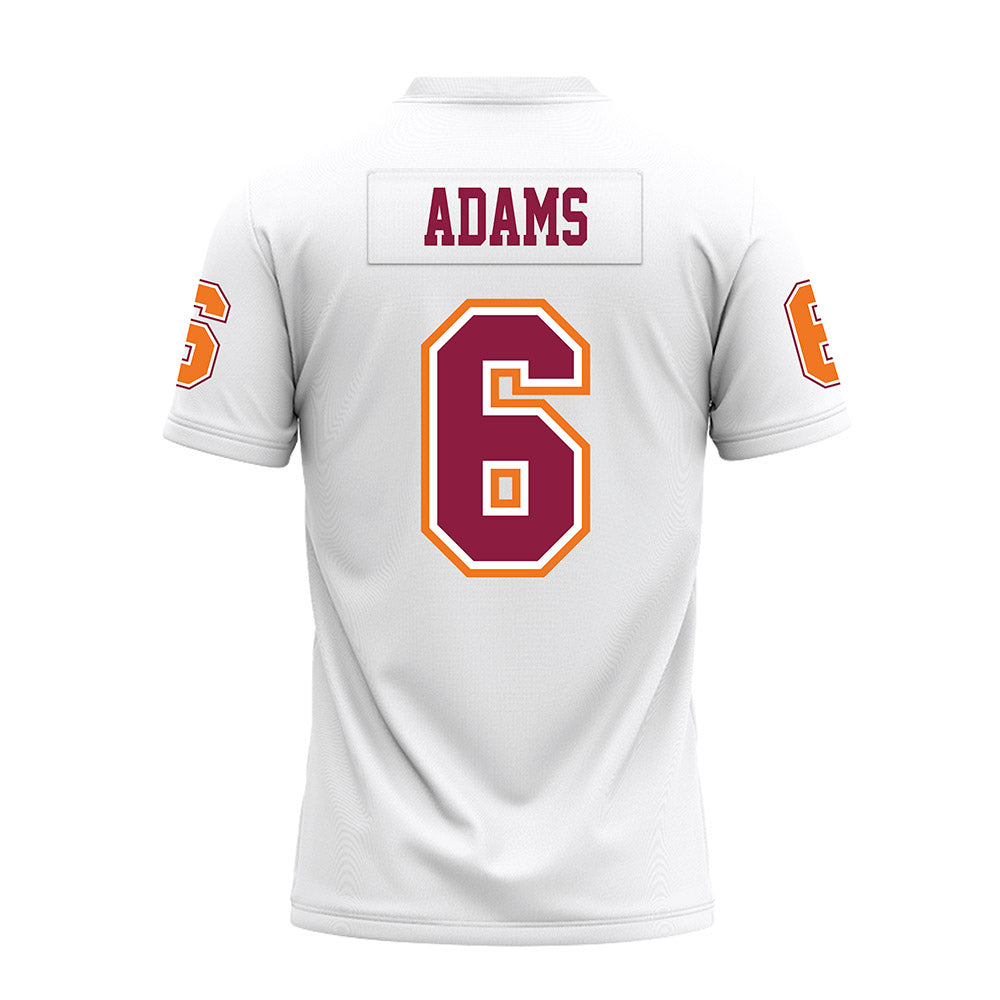 Virginia Tech - NCAA Football : Keylen Adams - White Premium Football Jersey