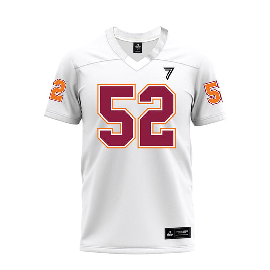 Virginia Tech - NCAA Football : Sherrod Henderson - White Premium Football Jersey-0