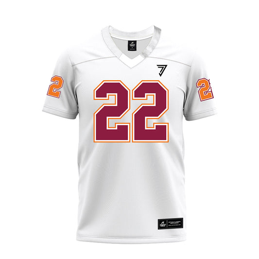 Virginia Tech - NCAA Football : Kelvin Gilliam - White Premium Football Jersey-0