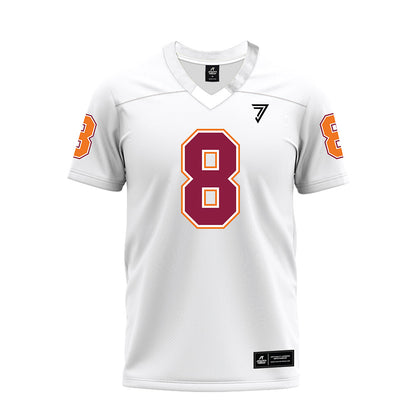 Virginia Tech - NCAA Football : Braylon Johnson - White Premium Football Jersey