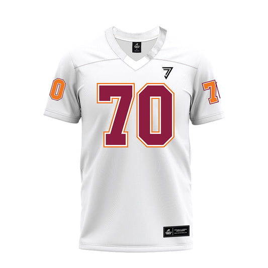 Virginia Tech - NCAA Football : Carter Stallard - White Premium Football Jersey-0