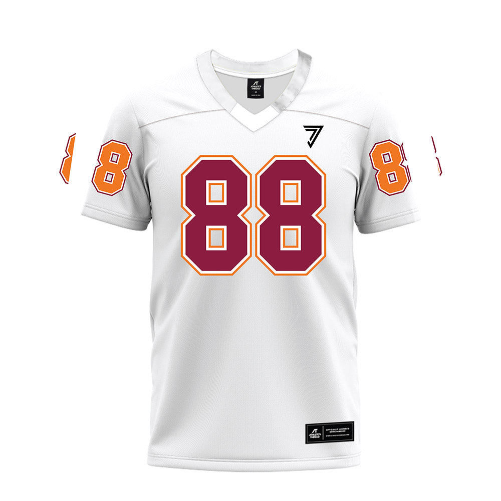 Virginia Tech - NCAA Football : Zeke Wimbush - White Premium Football Jersey