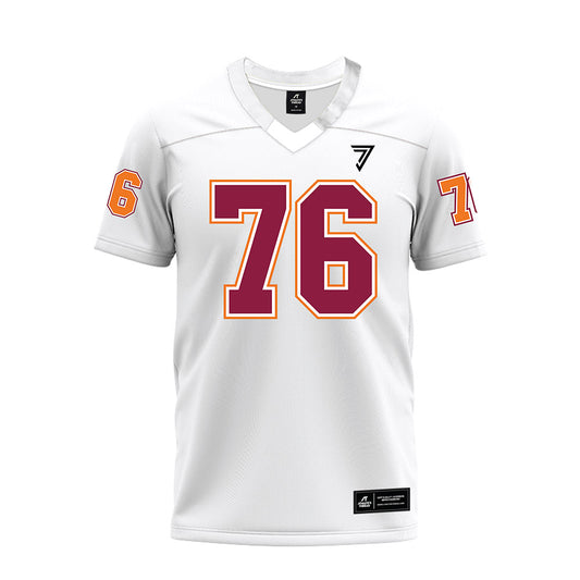 Virginia Tech - NCAA Football : Aidan Lynch - White Premium Football Jersey-0