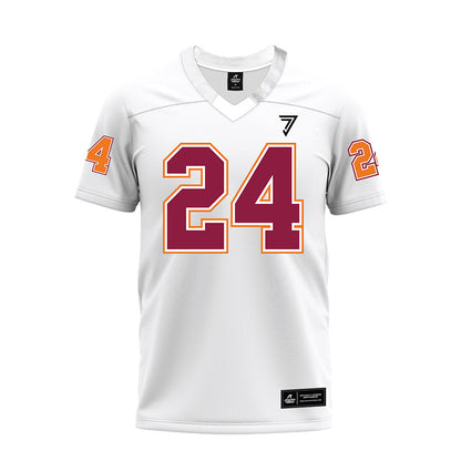 Virginia Tech - NCAA Football : Braydon Bennett - White Premium Football Jersey-0