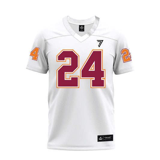 Virginia Tech - NCAA Football : Braydon Bennett - White Premium Football Jersey-0