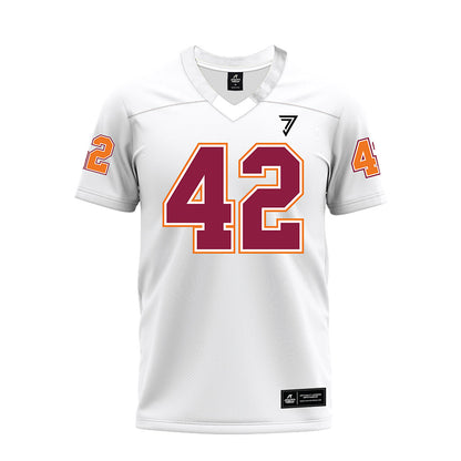 Virginia Tech - NCAA Football : Aycen Stevens - White Premium Football Jersey-0