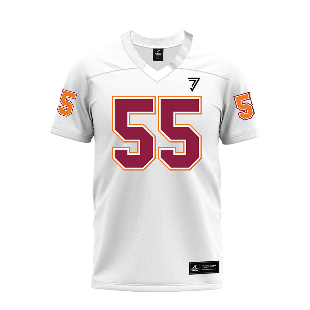 Virginia Tech - NCAA Football : Gerard Johnson - White Premium Football Jersey-0