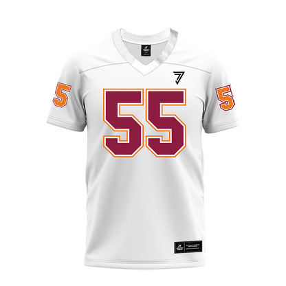 Virginia Tech - NCAA Football : Gerard Johnson - White Premium Football Jersey-0