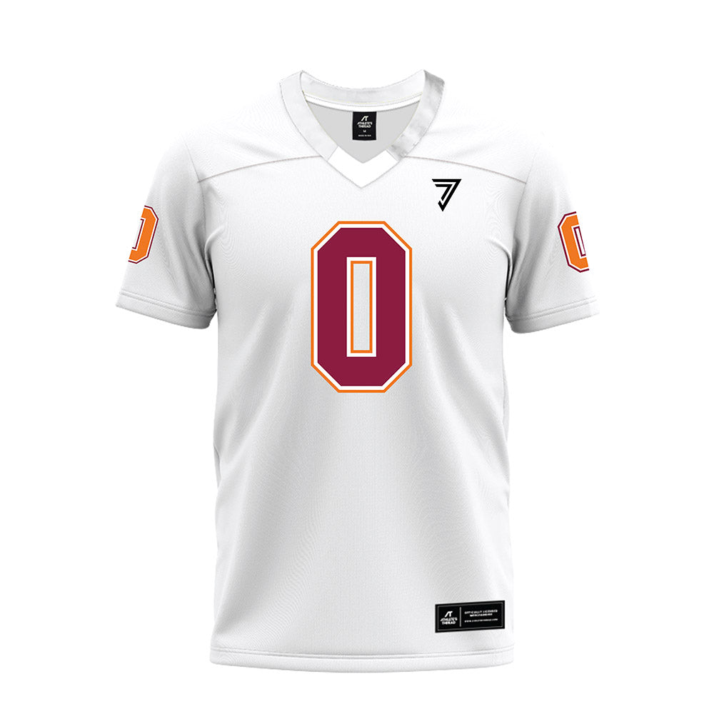 Virginia Tech - NCAA Football : Quentin Reddish - White Premium Football Jersey-0