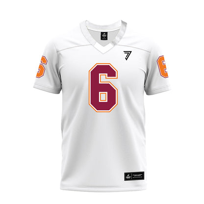 Virginia Tech - NCAA Football : Keylen Adams - White Premium Football Jersey