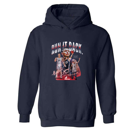 Samford - NCAA Men's Basketball : Rylan Jones - Player Collage Hooded Sweatshirt