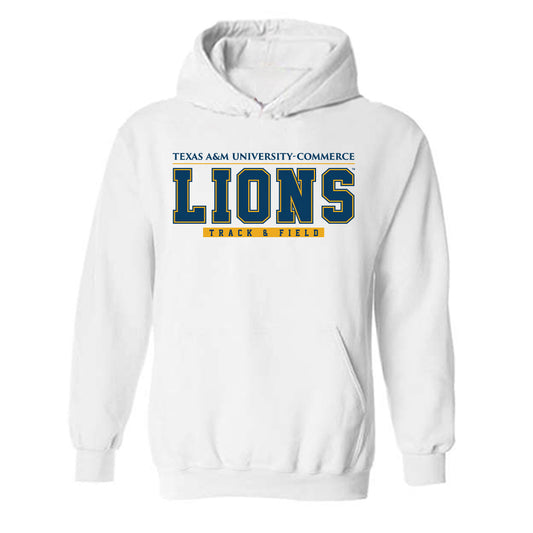 Texas A&M Commerce - NCAA Women's Track & Field : Roane Lion - Classic Shersey Hooded Sweatshirt-0
