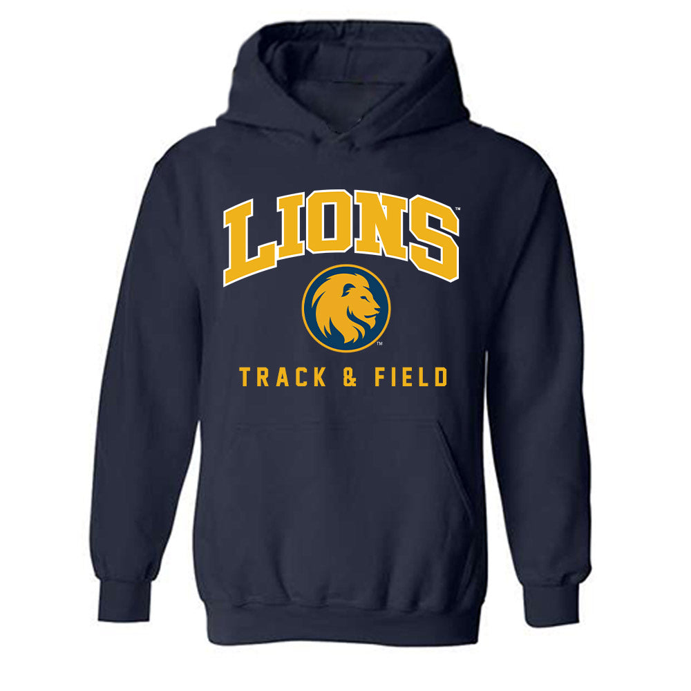 Texas A&M Commerce - NCAA Men's Track & Field : Cedric Johnson - Classic Fashion Shersey Hooded Sweatshirt-0