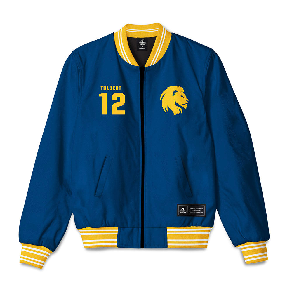 ETAMU - NCAA Men's Basketball : Kollin Tolbert - Bomber Jacket-0