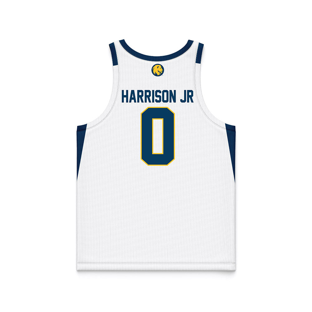 ETAMU - NCAA Men's Basketball : Ronnie Harrison Jr - White Basketball Jersey-1