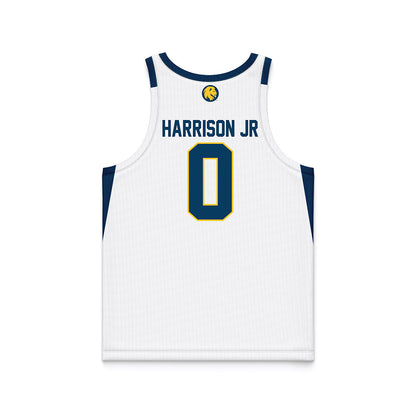 ETAMU - NCAA Men's Basketball : Ronnie Harrison Jr - White Basketball Jersey-1