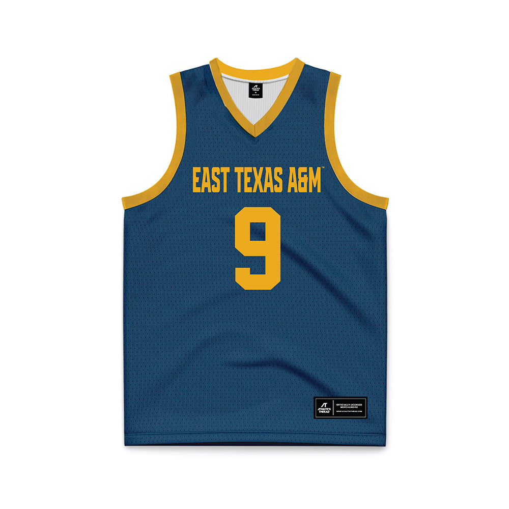ETAMU - NCAA Women's Basketball : Rezia Castillo - Navy Basketball Jersey-0
