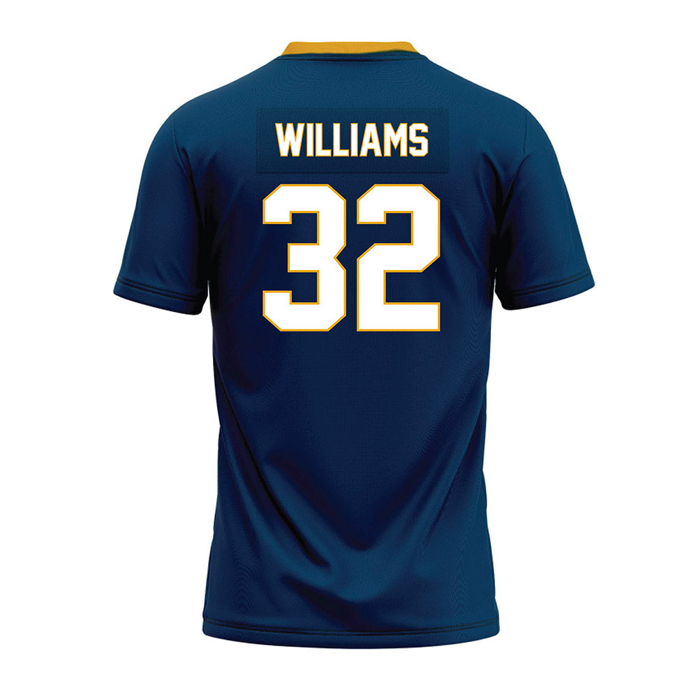 ETAMU - NCAA Football : Luke Williams - Navy Premium Football Jersey-1