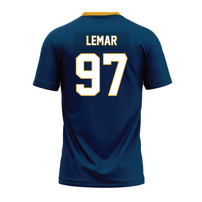 ETAMU - NCAA Football : Keeland Lemar - Navy Premium Football Jersey-1