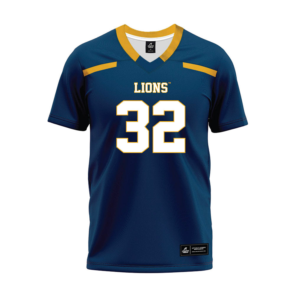 ETAMU - NCAA Football : Luke Williams - Navy Premium Football Jersey-0