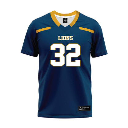 ETAMU - NCAA Football : Luke Williams - Navy Premium Football Jersey-0