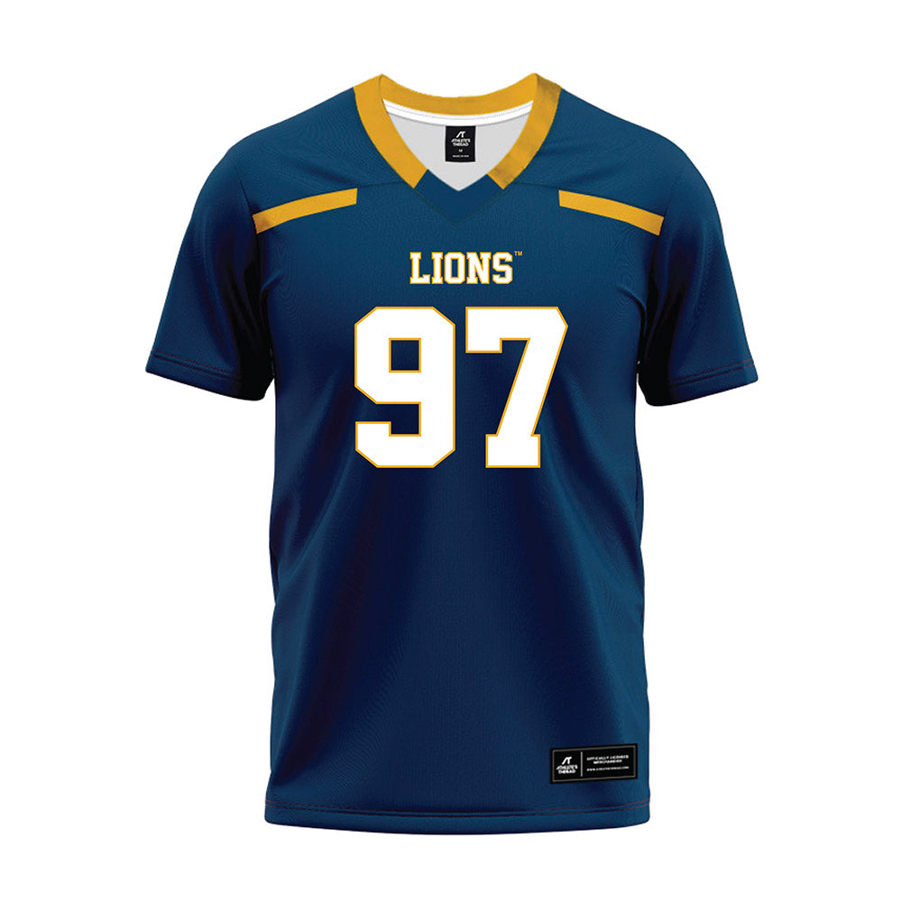 ETAMU - NCAA Football : Keeland Lemar - Navy Premium Football Jersey-0