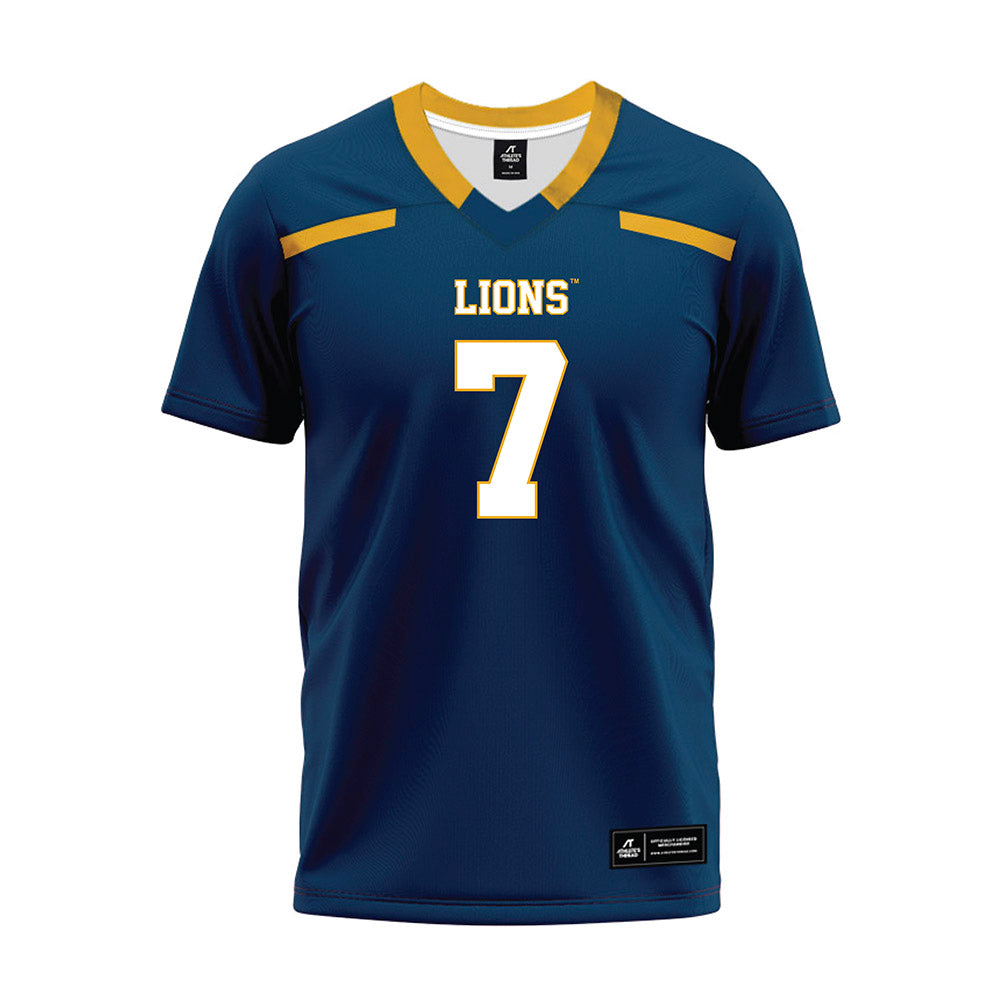 ETAMU - NCAA Football : Javon Gillespie - Navy Premium Football Jersey-0