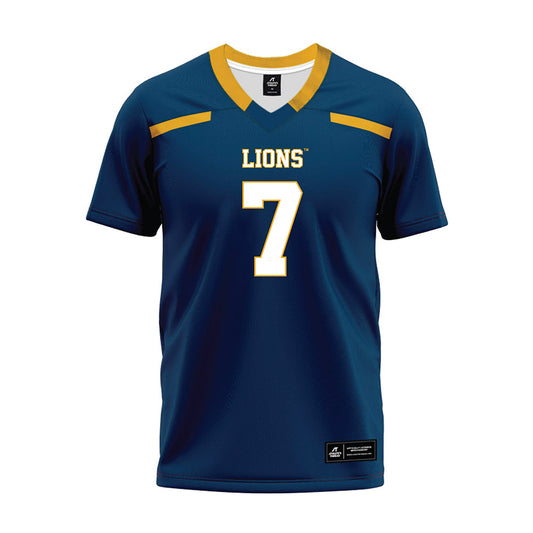 ETAMU - NCAA Football : Javon Gillespie - Navy Premium Football Jersey-0