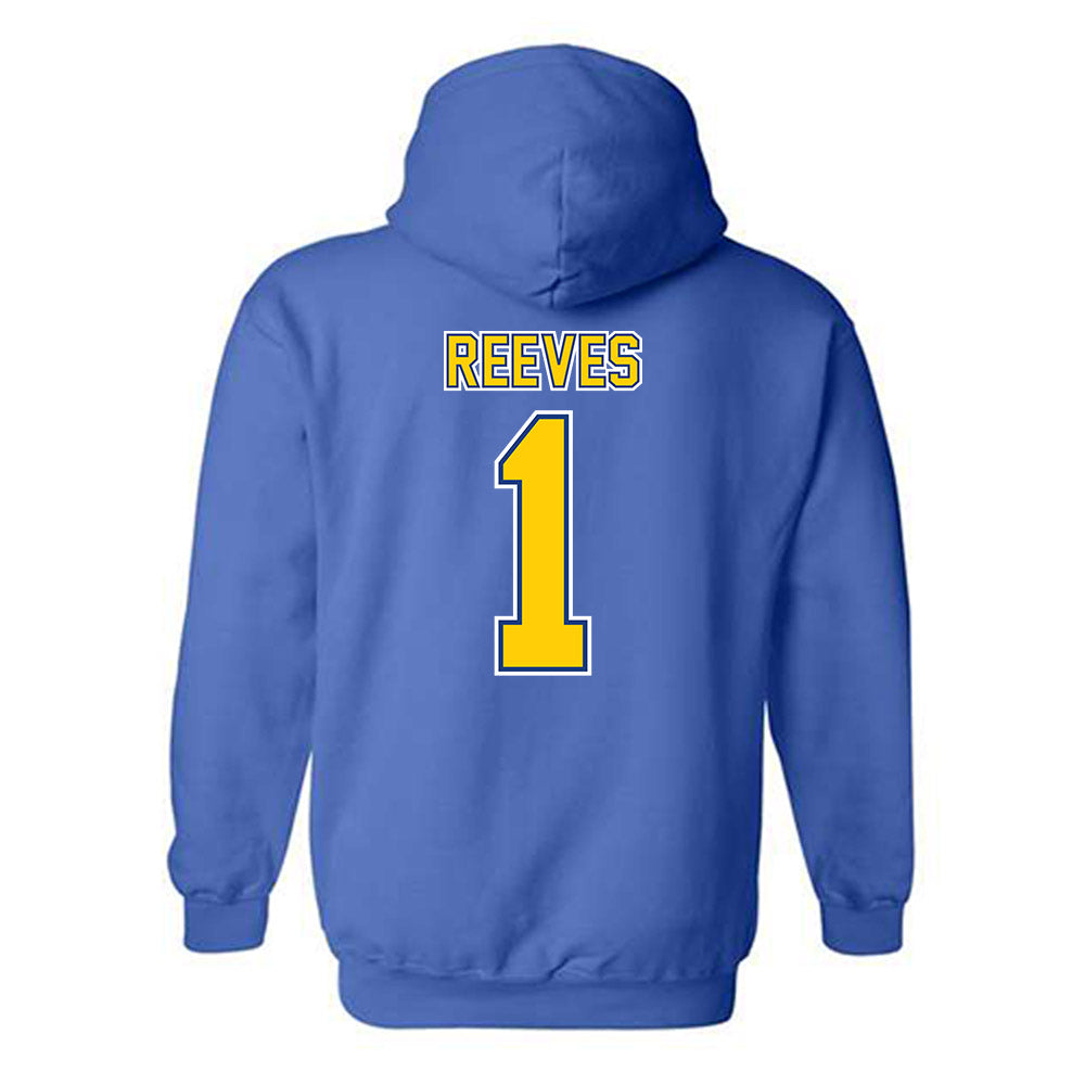 McNeese State - NCAA Women's Basketball : Azjah Reeves - Classic Shersey Hooded Sweatshirt-1