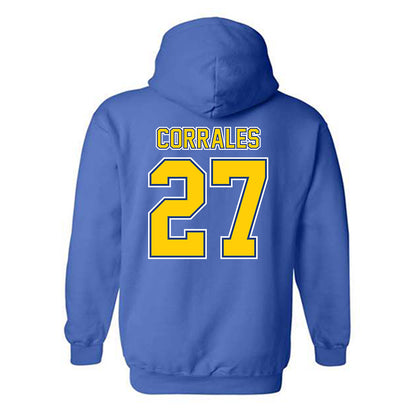 McNeese State - NCAA Baseball : Diego Corrales - Classic Shersey Hooded Sweatshirt-1