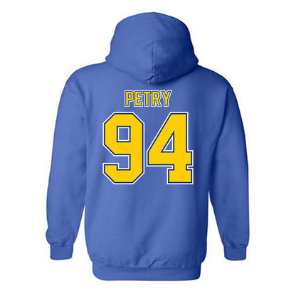 McNeese State - NCAA Football : Carter Petry - Classic Shersey Hooded Sweatshirt-1