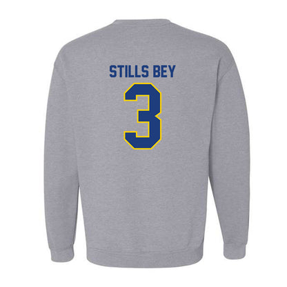 McNeese State - NCAA Football : Safir Stills Bey - Classic Shersey Crewneck Sweatshirt-1