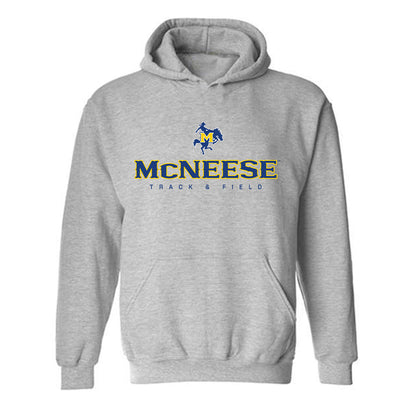McNeese State - NCAA Men's Track & Field : Quinten Goodie Jr - Classic Shersey Hooded Sweatshirt-0