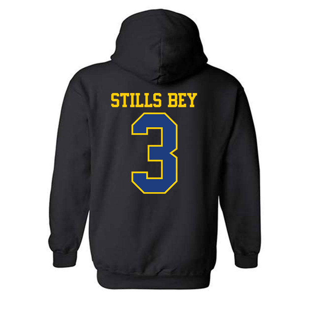 McNeese State - NCAA Football : Safir Stills Bey - Classic Shersey Hooded Sweatshirt-1