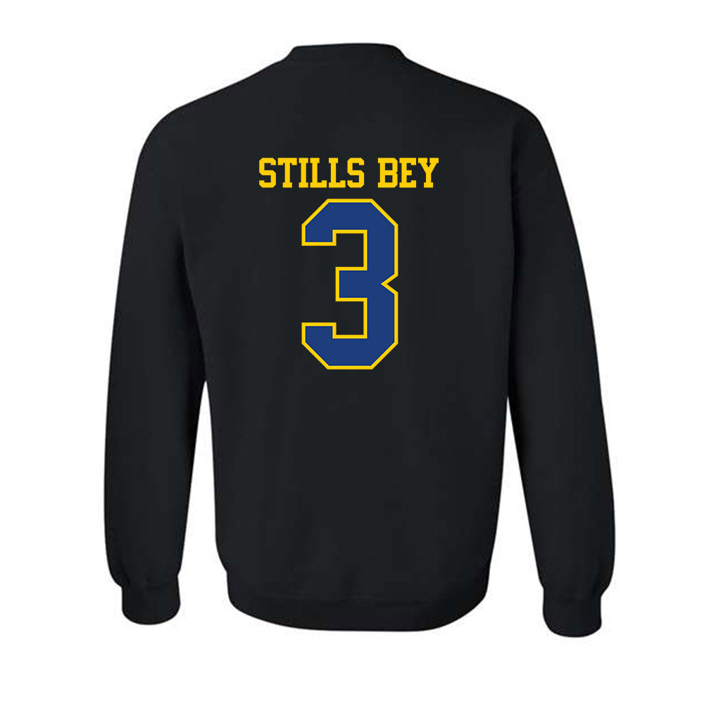 McNeese State - NCAA Football : Safir Stills Bey - Classic Shersey Crewneck Sweatshirt-1