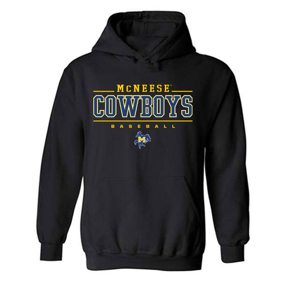 McNeese State - NCAA Baseball : Simon Larranaga - Classic Shersey Hooded Sweatshirt-0