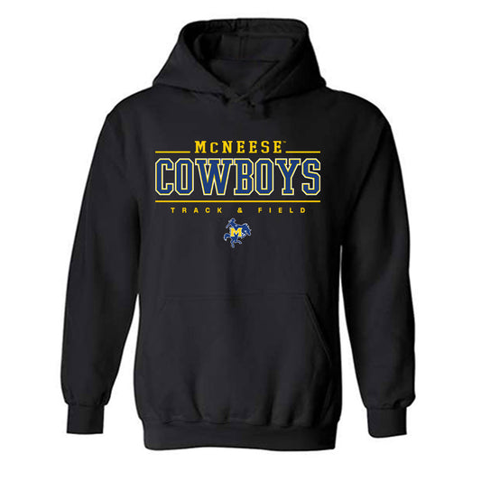 McNeese State - NCAA Men's Track & Field : Quinten Goodie Jr - Classic Shersey Hooded Sweatshirt-0