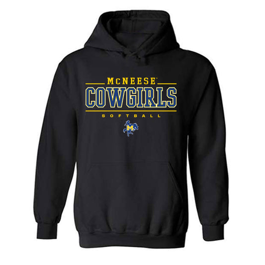McNeese State - NCAA Softball : Kadence Williams - Classic Shersey Hooded Sweatshirt-0