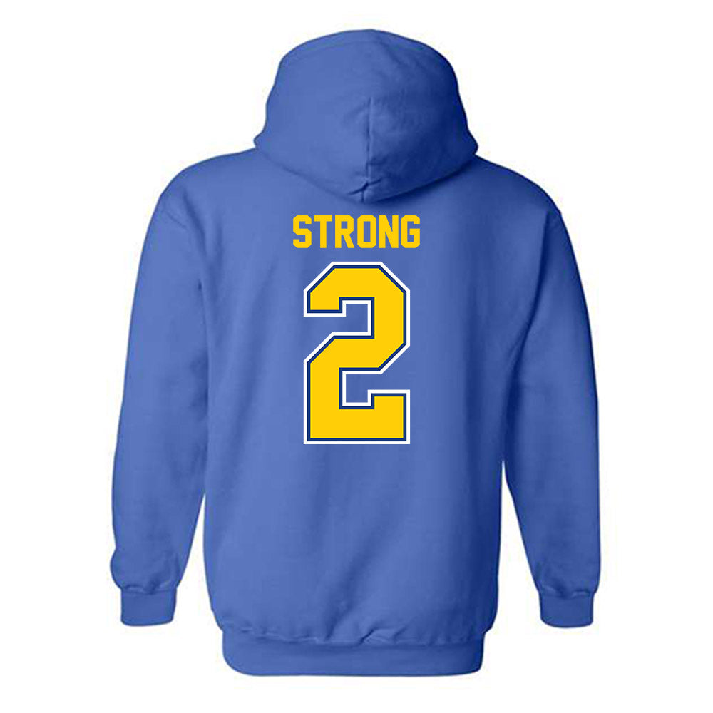 McNeese State - NCAA Football : Bryce Strong - Classic Shersey Hooded Sweatshirt-1